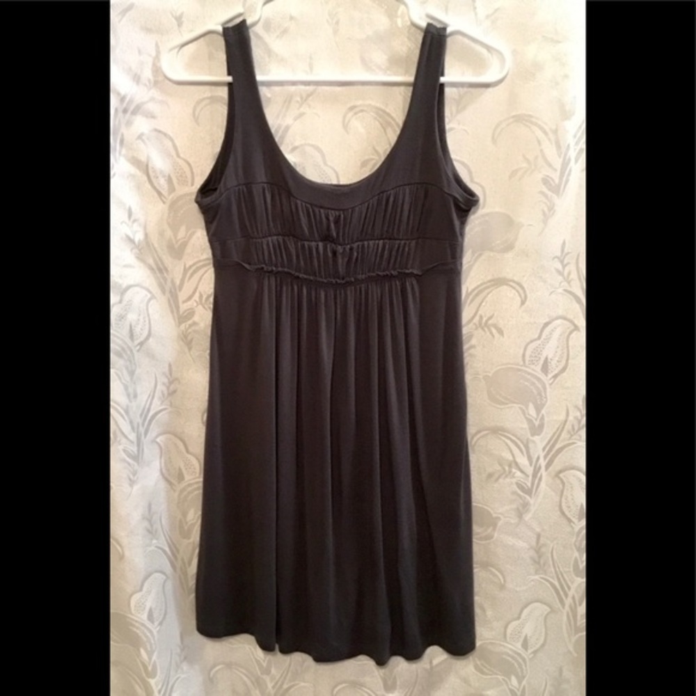 Soprano Dark Gray Flowing Tank Top